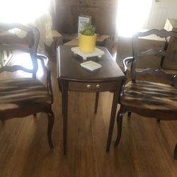 Pair Of Antique Captain Or Side Chairs