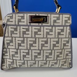 Fendi Peekaboo Small Tote Bag