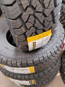New set of tires aplus all terrain 235 75 15
