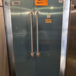 Viking Stainless Steel Built In 42 Width Refrigerator 21X