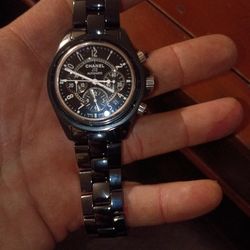 Chanel j12 all Black watch.