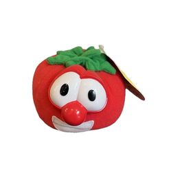 VeggieTales Bob Tomato Stuffed Plush Toy Mini Vintage Y2K Fisher Price New