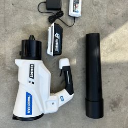 HART 40-Volt Cordless SUPERCHARGE Brushless 650 CFM Blower (1) 5.0 Ah Lithium Ion Battery