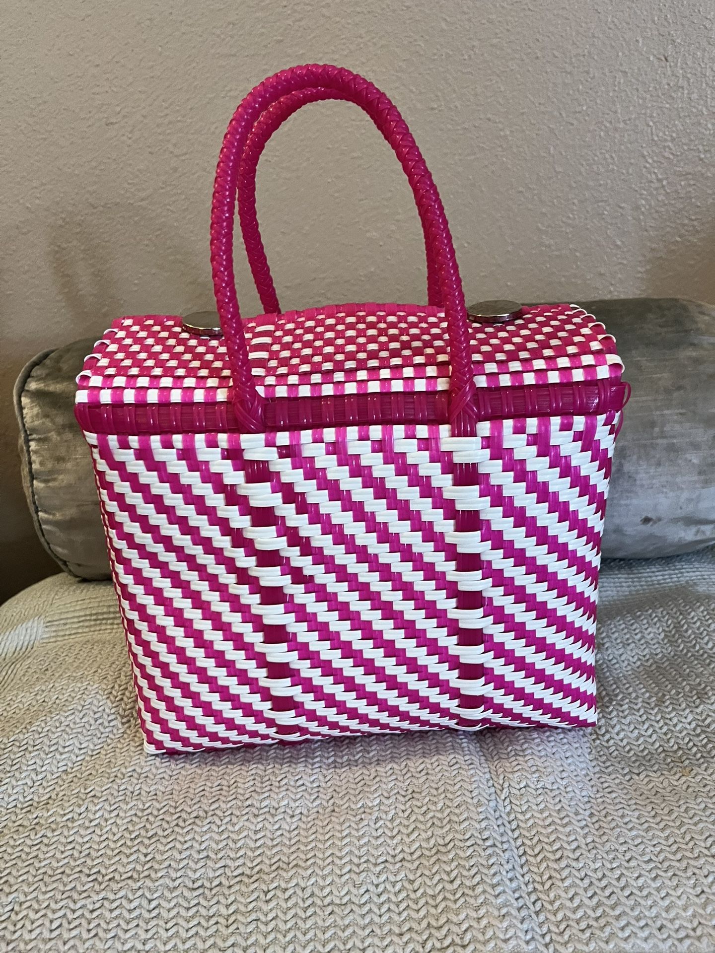 Pink Plastic Bag
