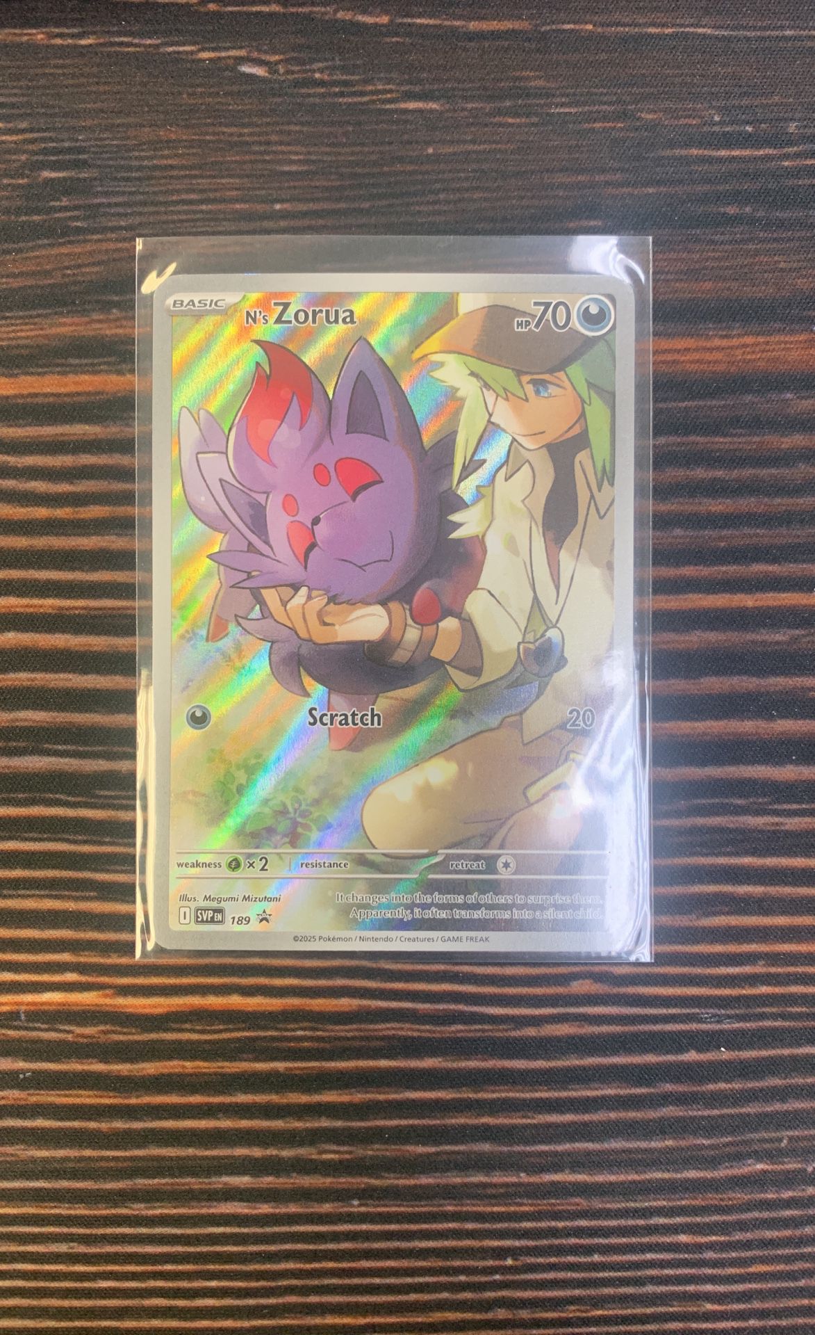 N's Zorua - 189 - SV: Scarlet & Violet Promo Cards (SVP) Pokemon Card Single
