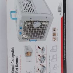 SportPet Small 19" Collapsible Plastic Pet Kennel, Pet Carrier, Dog, Cat, Small 