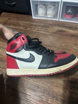 Jordan 1 bred toe size 10.5