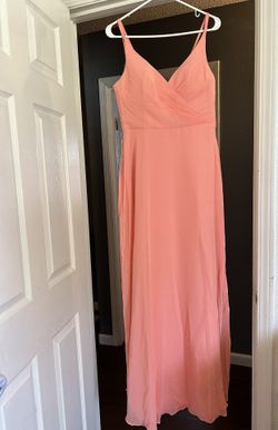 Azazie Lennon Coral NEW