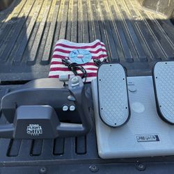 Flight Slim Yoke And Pro Pedals Set With Cd