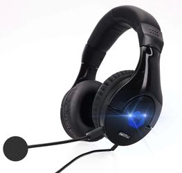 Gaming Headset Headphones with Mic 7.1 Surround Sound Memory Foam Ear Pads