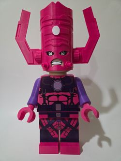 3D Printed Galactus LEGO-Style Minifigure