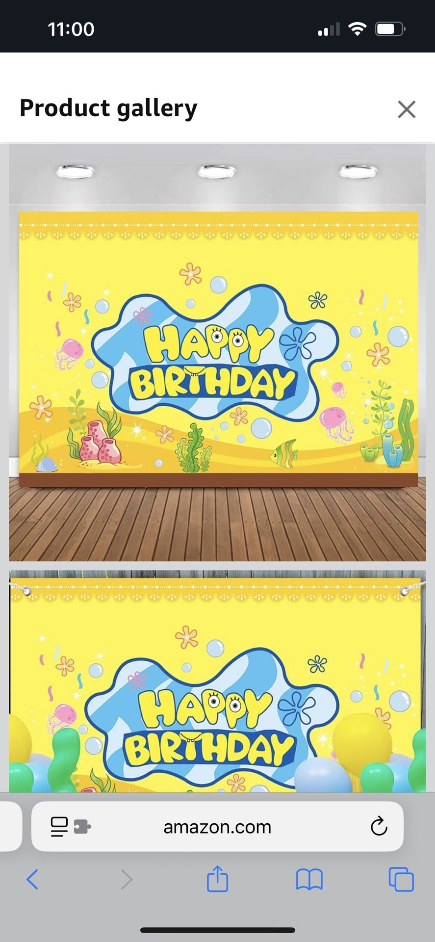 SpongeBob Birthday Decorations