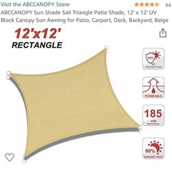 12’x12’ Sun Shade Canopy