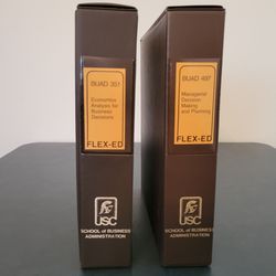 USC Vintage 1980s BUAD 351 & BUAD 497 Flex-Ed Course Documentation