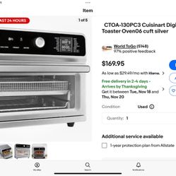 Cuisinart Toaster And Air Fryer