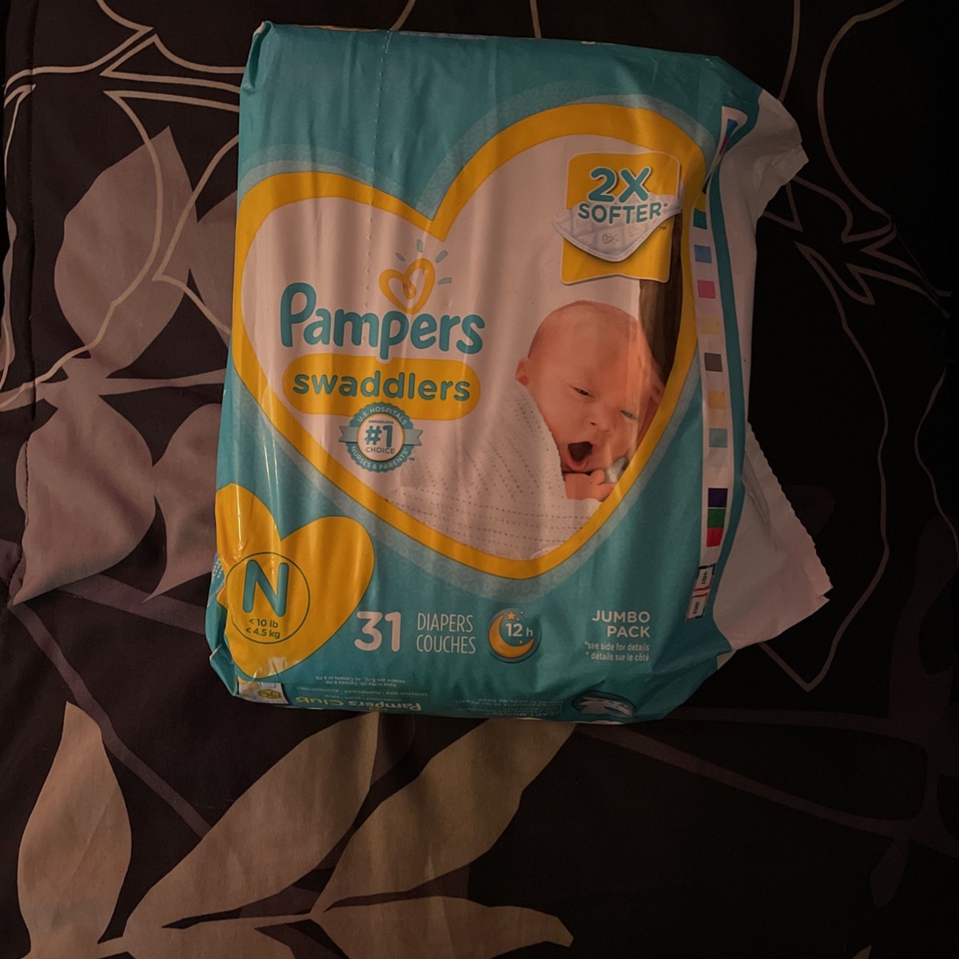 Pampers New Born Diapers Never Opened