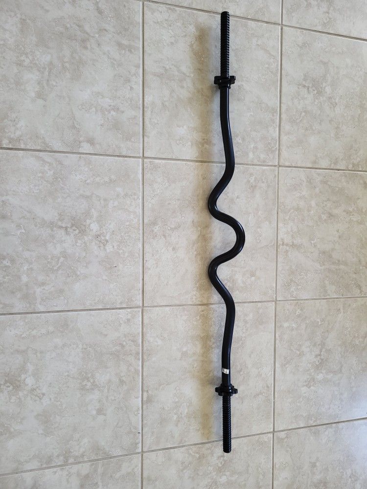 Curl Bar For 1" Weights
