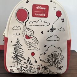 Disney Winnie the Pooh Red Balloons Loungefly 