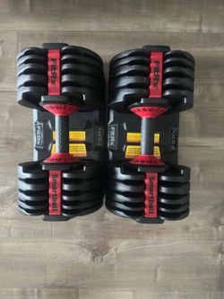 IT’S AVAILABLE - Pair of Adjustable Dumbells 52.5 lbs EACH