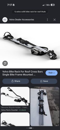 Thule For Volvo Roof Top Bike Rack (2)