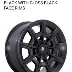 20 " Asanti Black Rims