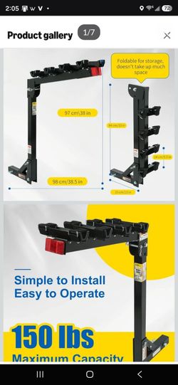 4 bike hitch mount bike rack
