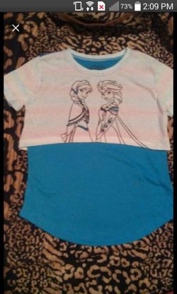 Frozen shirt blue
