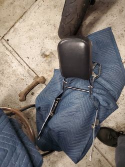 Motorcycle Backrest And Luggage Carrier