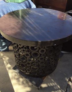 Wooden Round Coffee Table