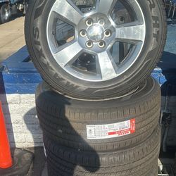 WHEELS OEM 20” CHEVY STOCK