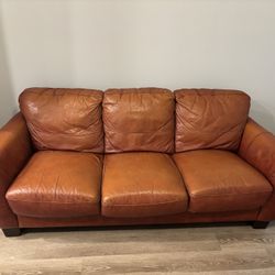 Italian Leather Sofa 