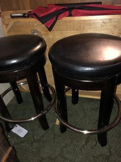 2 stools 48”H
