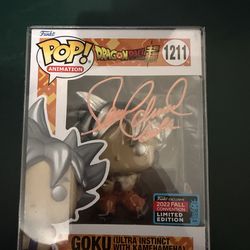 Signed Goku funko