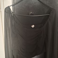 Cropped Going Out Top Long Sleeve 