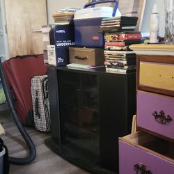 Entertainment Center-black