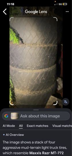 Set of 4 Mud-Terrain Truck Tires