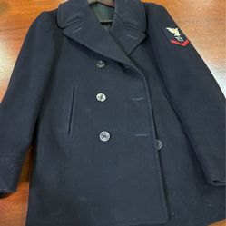 Navy Wool Winter Coat US Navy 