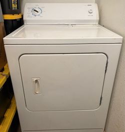 White Front-Load Clothes Dryer