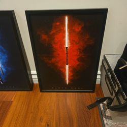 Darth Maul Metal Art Poster