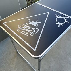 Beer Pong Table Foldable Compact