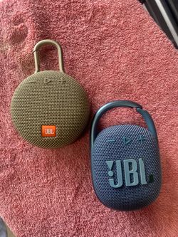 JBL Clip-3 and 4 Bluetooth Speakers