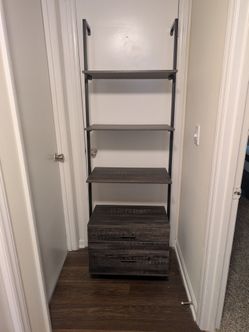 3-tier Industrial Ladder Bookshelf