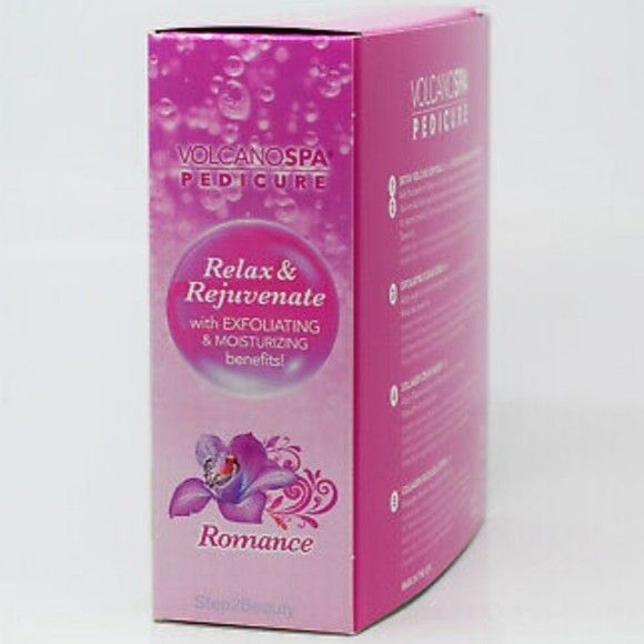 Volcano Spa Bubbling fizz pedicure in box romance