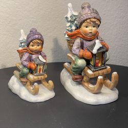 Hummel Figurines “Ride Into Christmas” Two Sizes