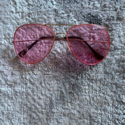 Spencers pink lenses & rose gold glasses
