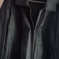 Leather Coat New