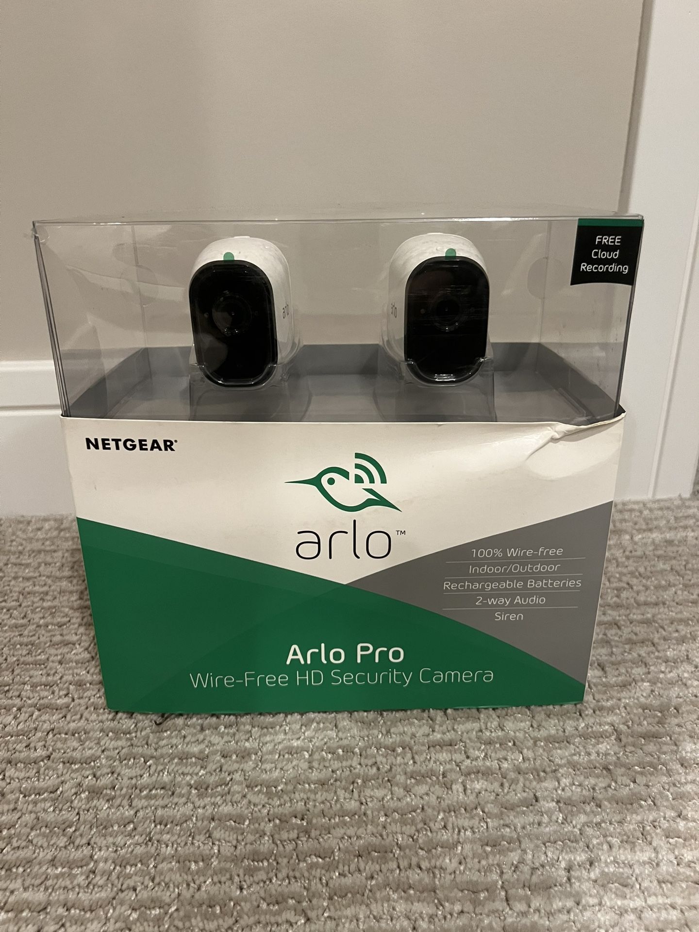 NEW ARLO SECURITY CAMERA SET