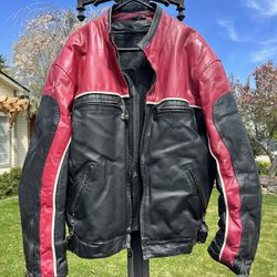 Leather Jacket Size XL