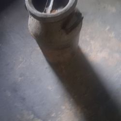 Vintage Metal Milk Jug