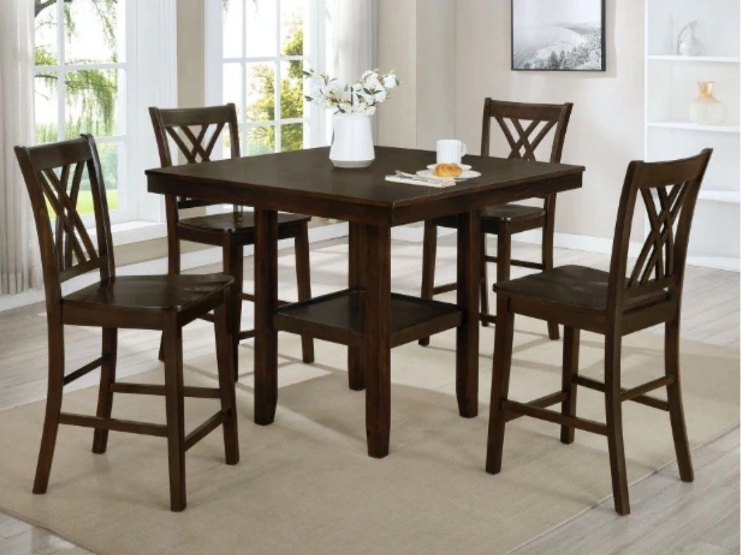 2732 SET-DBRN JOSIE 5 Piece COUNTER HEIGHT

